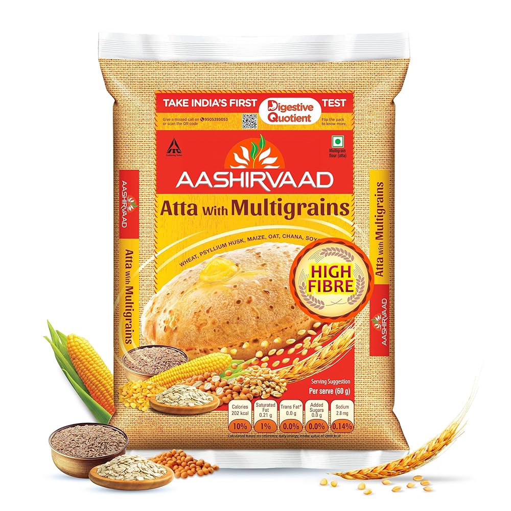 Aashirvaad Multigrain Atta 10kg (Export Pack) by Aashirvaad